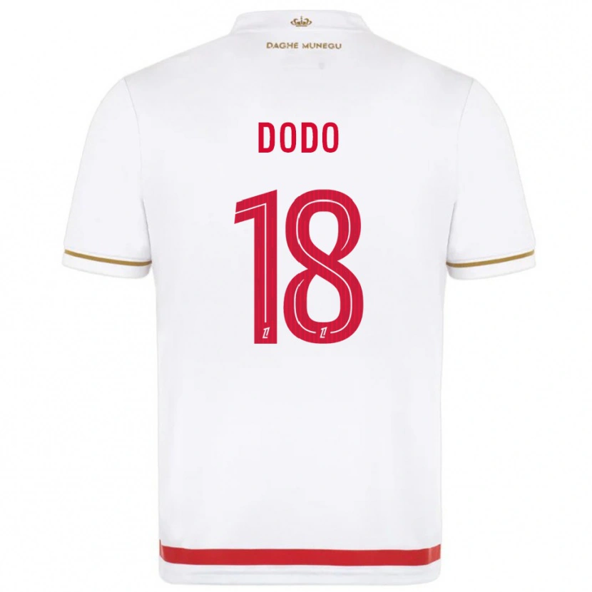 Danxen Niño Camiseta Yannick Dodo #18 Rojo Blanco 1ª Equipación 2025/26 La Camisa México