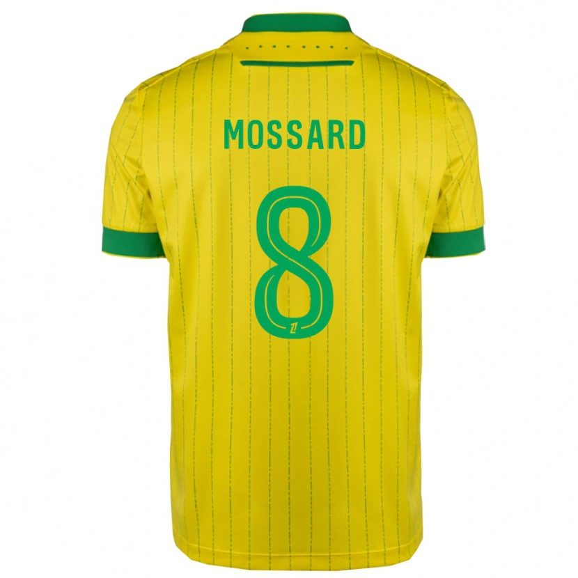 Danxen Niño Camiseta Juliette Mossard #8 Amarillo Verde 1ª Equipación 2025/26 La Camisa México