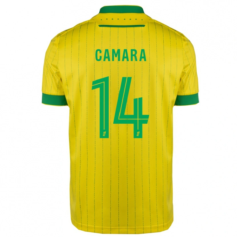 Danxen Niño Camiseta Klaus Camara #14 Amarillo Verde 1ª Equipación 2025/26 La Camisa México