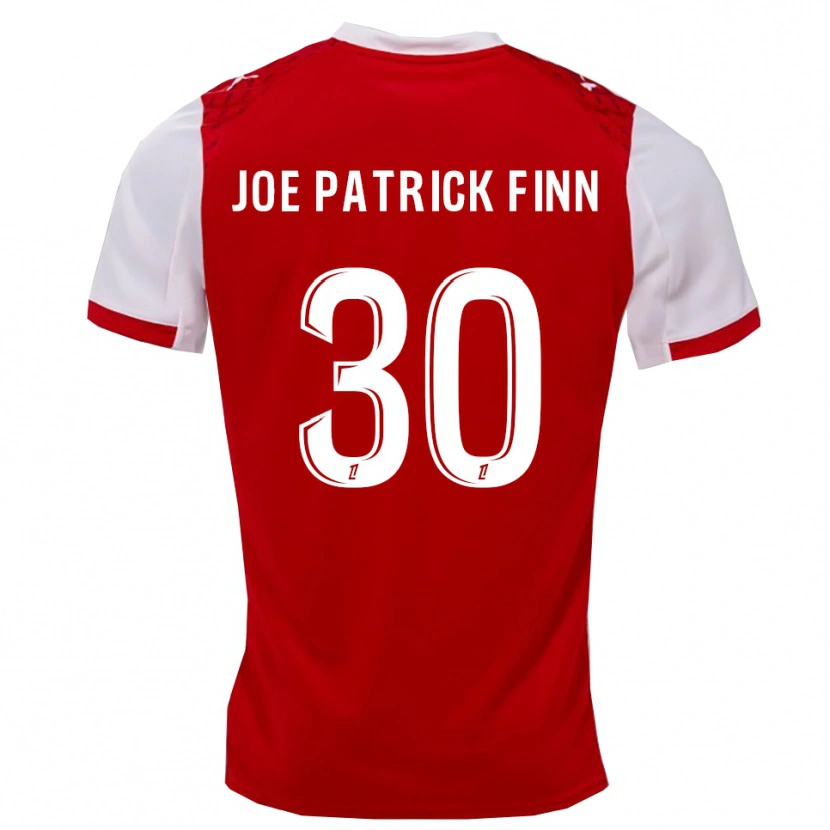 Danxen Niño Camiseta John Patrick #30 Rojo Blanco 1ª Equipación 2025/26 La Camisa México
