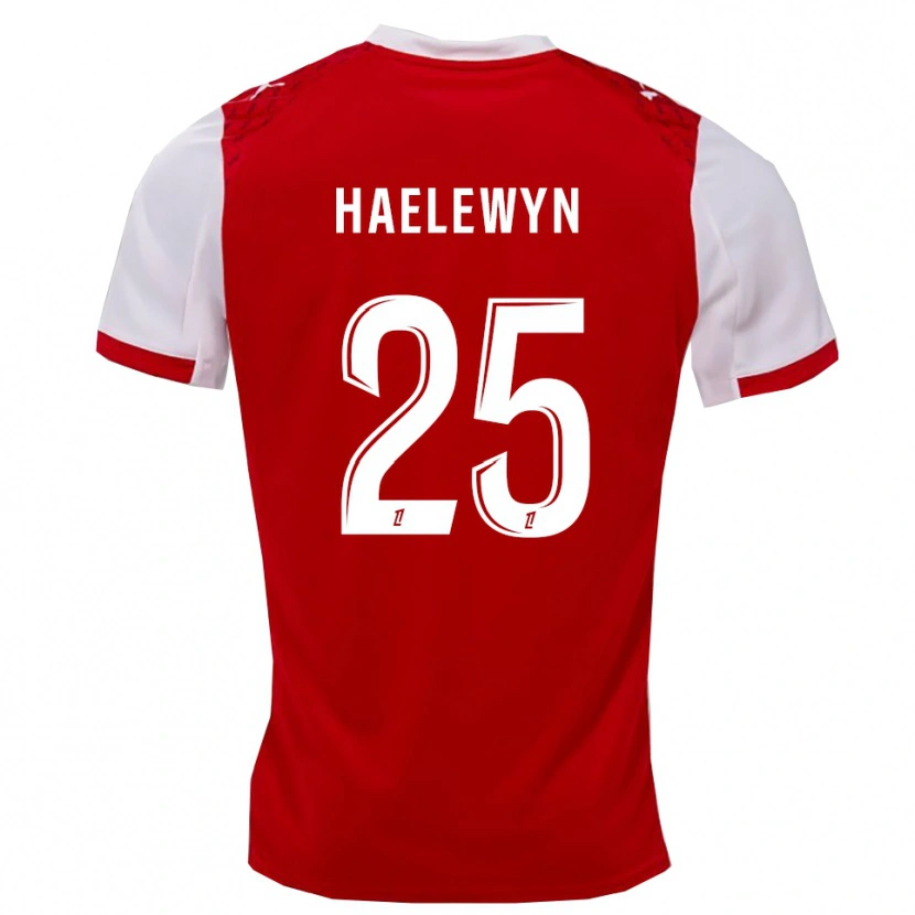 Danxen Niño Camiseta Marion Haelewyn #25 Rojo Blanco 1ª Equipación 2025/26 La Camisa México