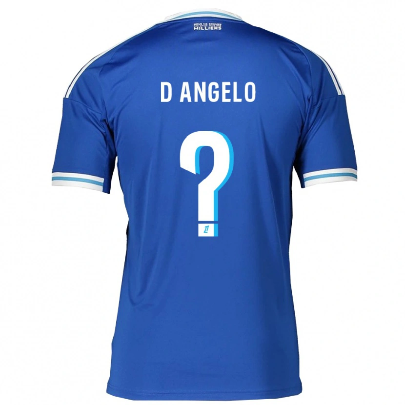 Danxen Niño Camiseta Gianni D'angelo #0 Azul Blanco 1ª Equipación 2025/26 La Camisa México