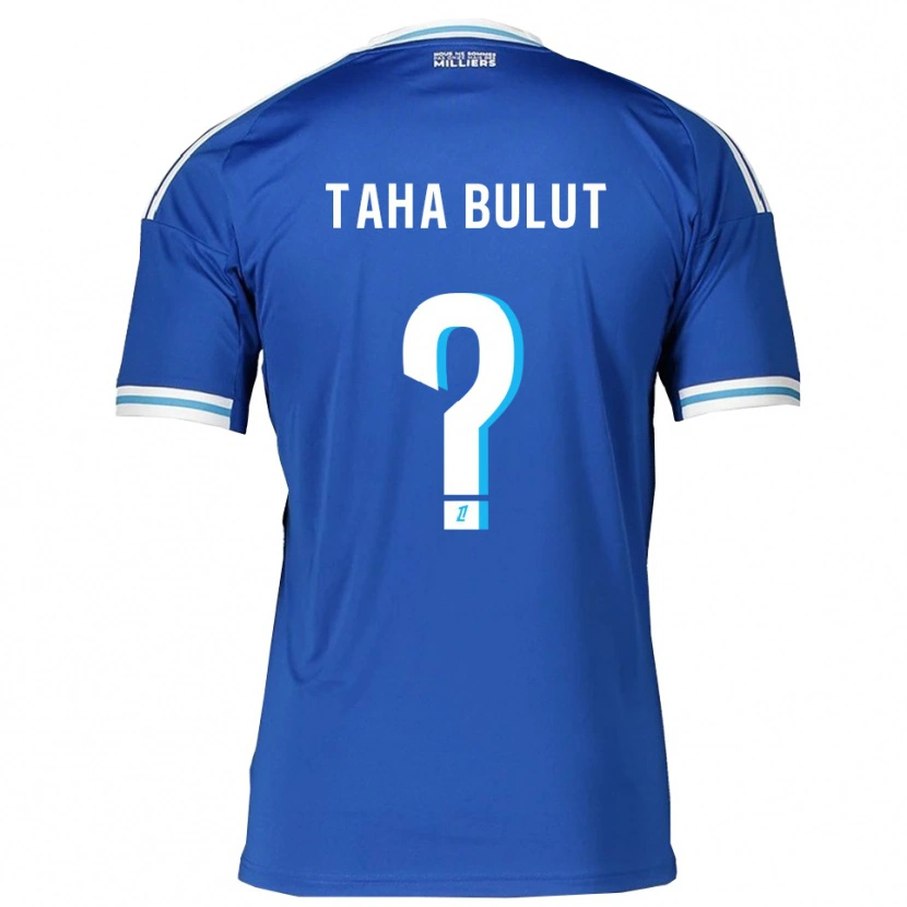 Danxen Niño Camiseta Yunus Taha Bulut #0 Azul Blanco 1ª Equipación 2025/26 La Camisa México