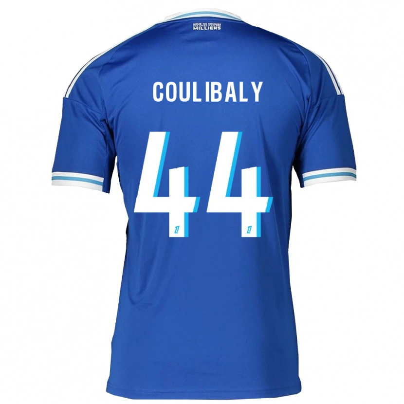 Danxen Niño Camiseta Soumaïla Coulibaly #44 Azul Blanco 1ª Equipación 2025/26 La Camisa México