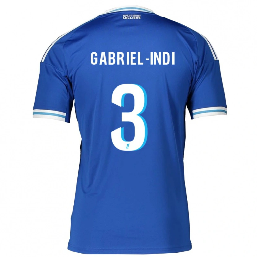 Danxen Niño Camiseta Amizade Gabriel-Indi #3 Azul Blanco 1ª Equipación 2025/26 La Camisa México