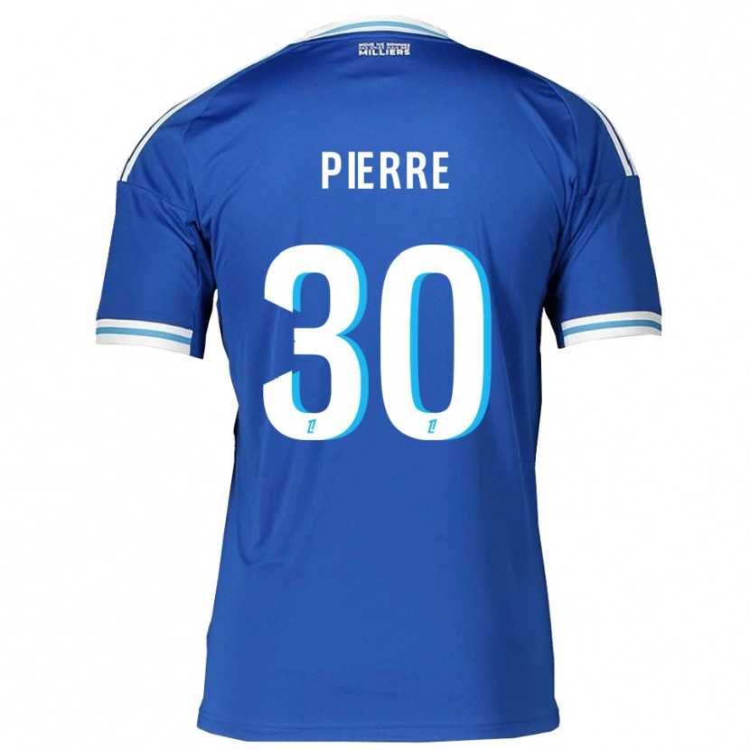 Danxen Niño Camiseta Alexandre Pierre #30 Azul Blanco 1ª Equipación 2025/26 La Camisa México