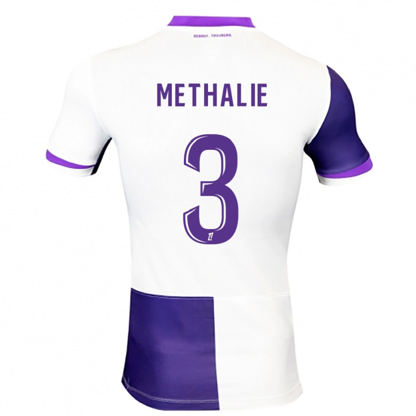 Danxen Niño Camiseta Dayann Methalie #3 Morado Blanco 1ª Equipación 2025/26 La Camisa México