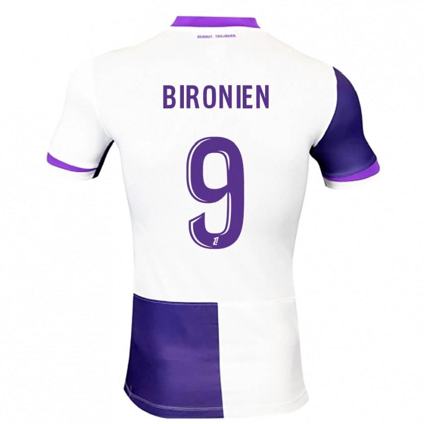 Danxen Niño Camiseta Mymithye Bironien #9 Morado Blanco 1ª Equipación 2025/26 La Camisa México