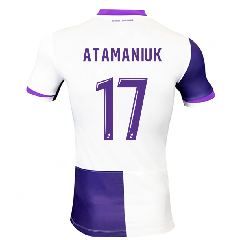Danxen Niño Camiseta Alexandra Atamaniuk #17 Morado Blanco 1ª Equipación 2025/26 La Camisa México
