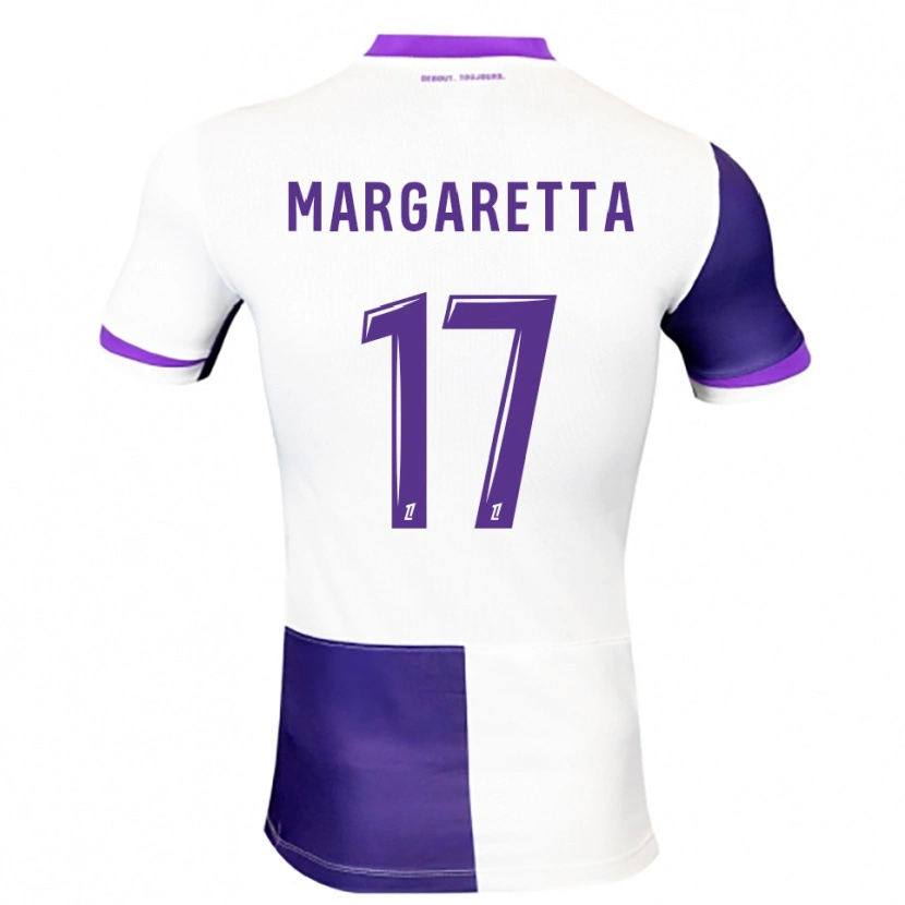 Danxen Niño Camiseta Jessica Margaretta #17 Morado Blanco 1ª Equipación 2025/26 La Camisa México