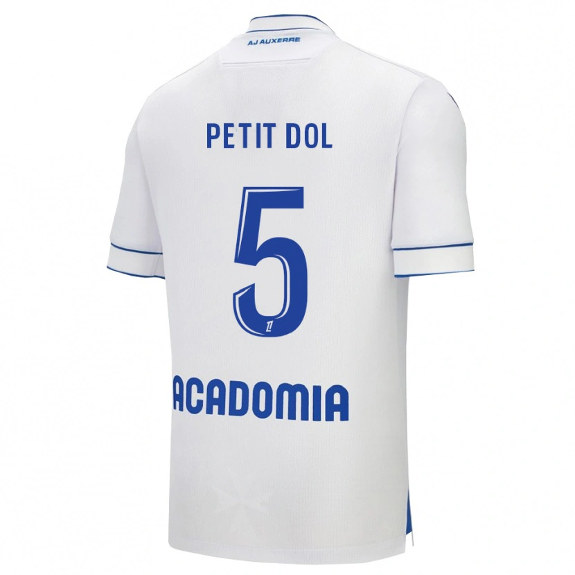 Danxen Niño Camiseta Alvin Petit Dol #5 Blanco Azul 1ª Equipación 2025/26 La Camisa México