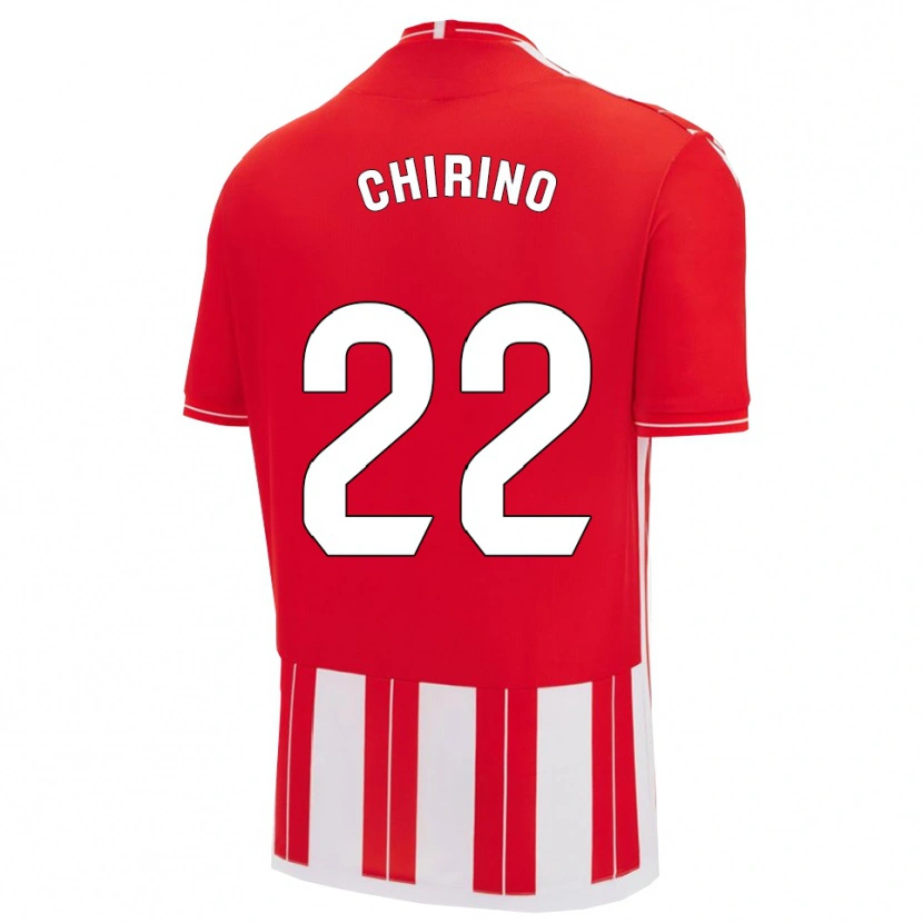 Danxen Niño Camiseta Daijiro Chirino #22 Rojo Blanco 1ª Equipación 2025/26 La Camisa México