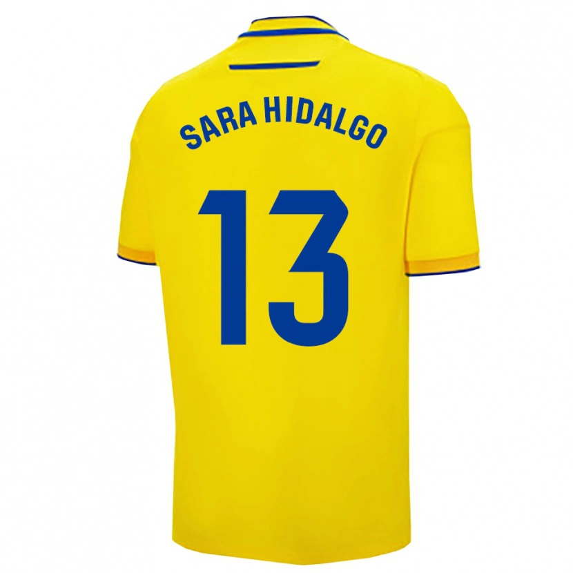 Danxen Niño Camiseta Sara Hidalgo Merino #13 Amarillo Marino 1ª Equipación 2025/26 La Camisa México