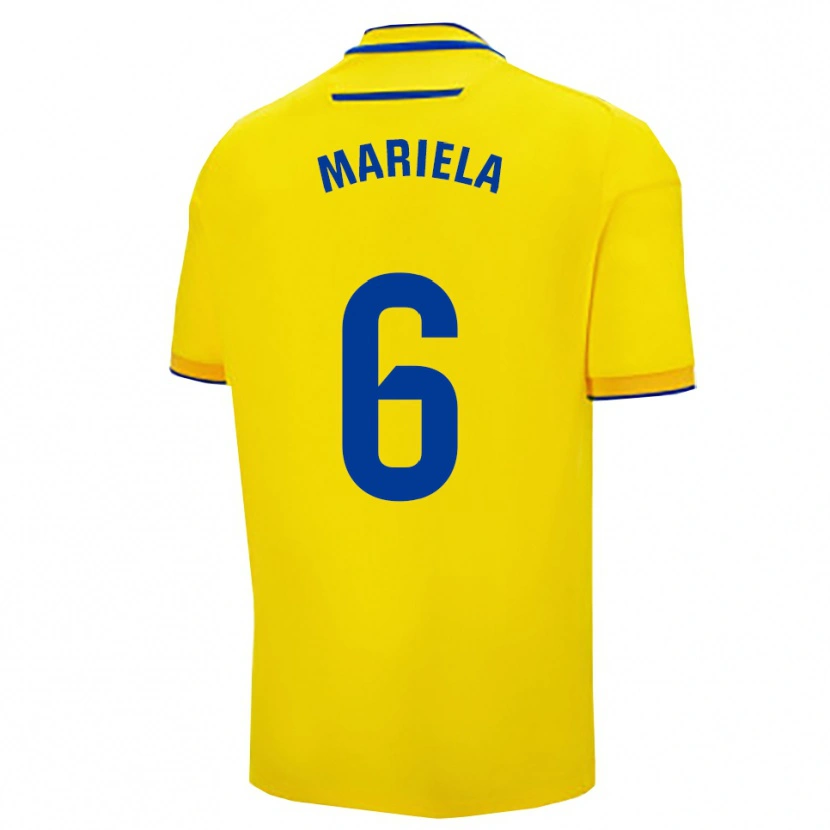 Danxen Niño Camiseta Mariela Sánchez Sánchez #6 Amarillo Marino 1ª Equipación 2025/26 La Camisa México