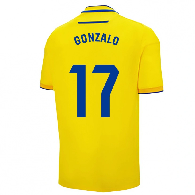 Danxen Niño Camiseta Gonzalo Escalante #17 Amarillo Marino 1ª Equipación 2025/26 La Camisa México