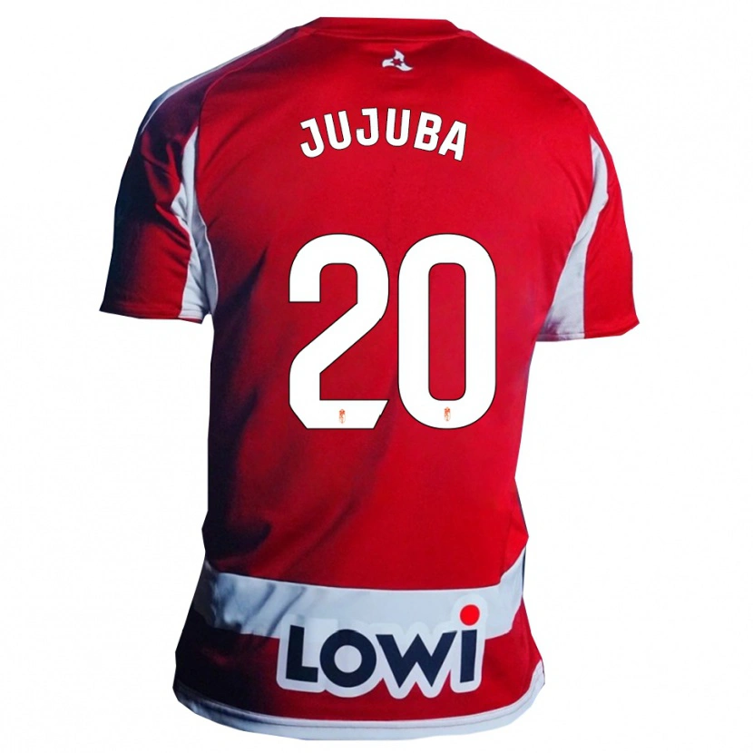 Danxen Niño Camiseta Juliana Cardozo Paulino #20 Rojo Blanco 1ª Equipación 2025/26 La Camisa México