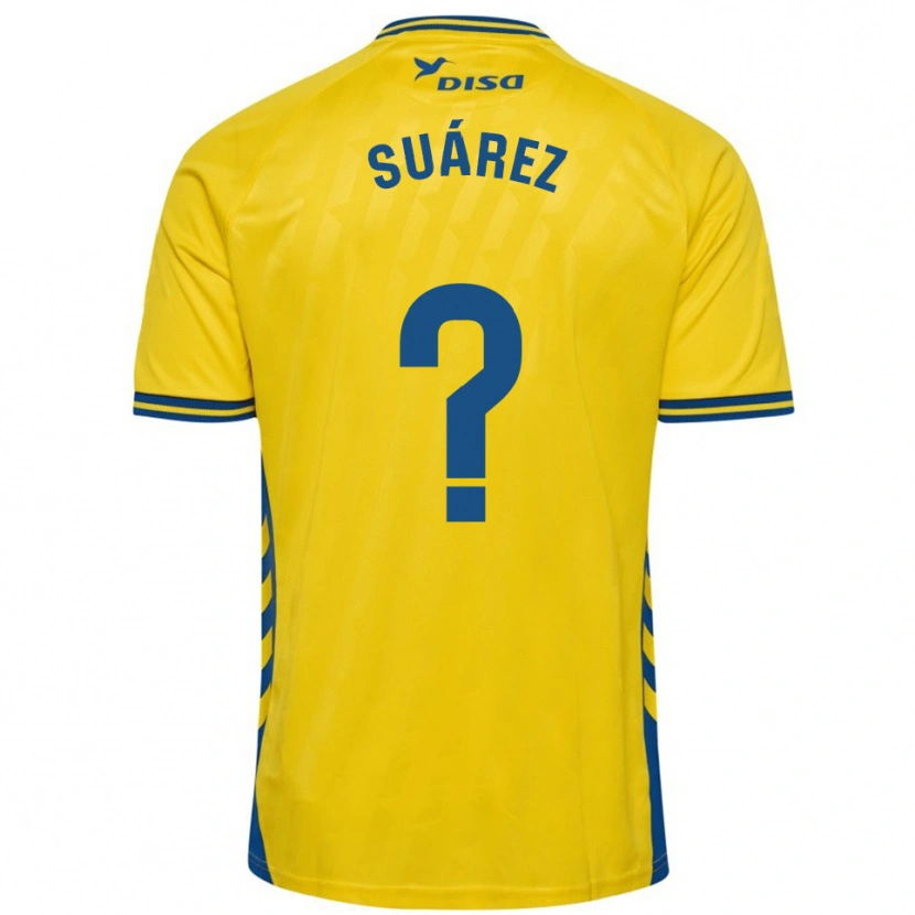 Danxen Niño Camiseta Adri Suárez #0 Amarillo Azul 1ª Equipación 2025/26 La Camisa México
