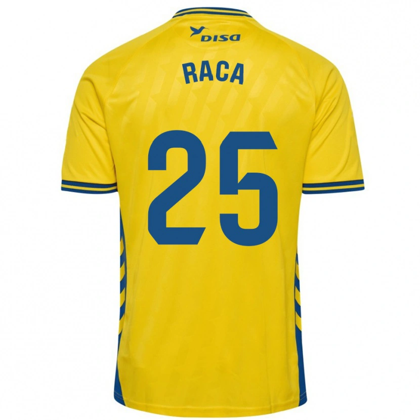 Danxen Niño Camiseta Valentino Raca #25 Amarillo Azul 1ª Equipación 2025/26 La Camisa México