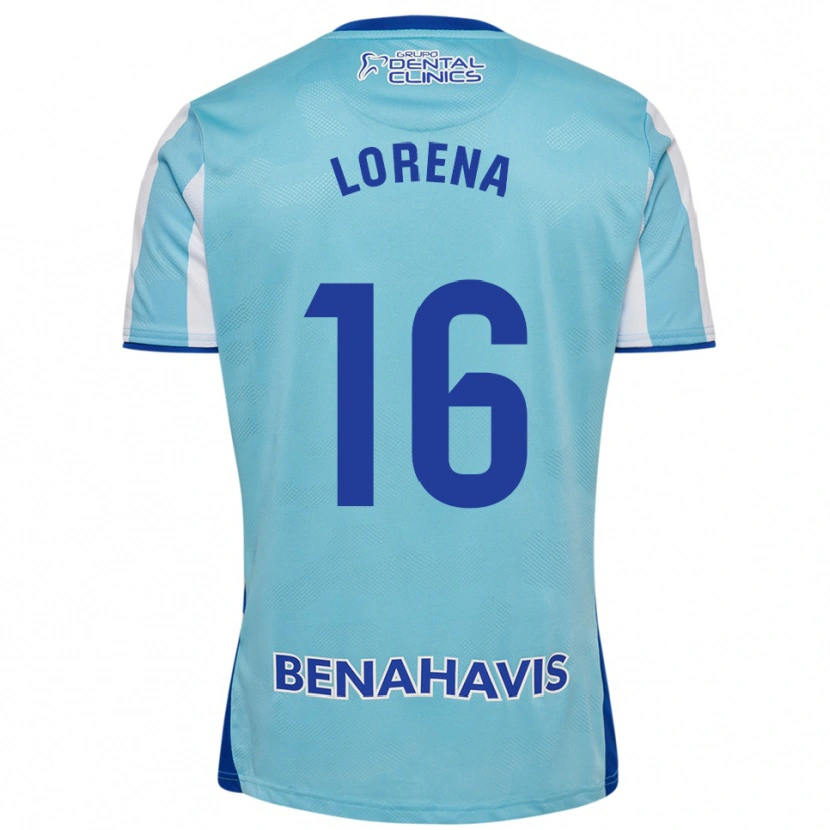 Danxen Niño Camiseta Lorena Herrera De Miguel #16 Celeste Blanco 1ª Equipación 2025/26 La Camisa México