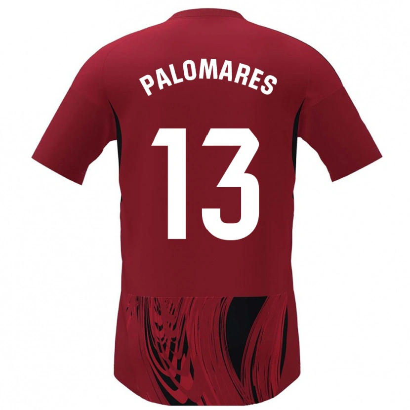 Danxen Niño Camiseta Juanpa Palomares #13 Rojo Negro 1ª Equipación 2025/26 La Camisa México