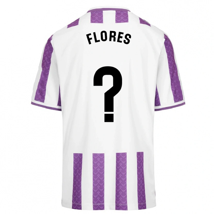 Danxen Niño Camiseta Miguel Flores #0 Morado Blanco 1ª Equipación 2025/26 La Camisa México