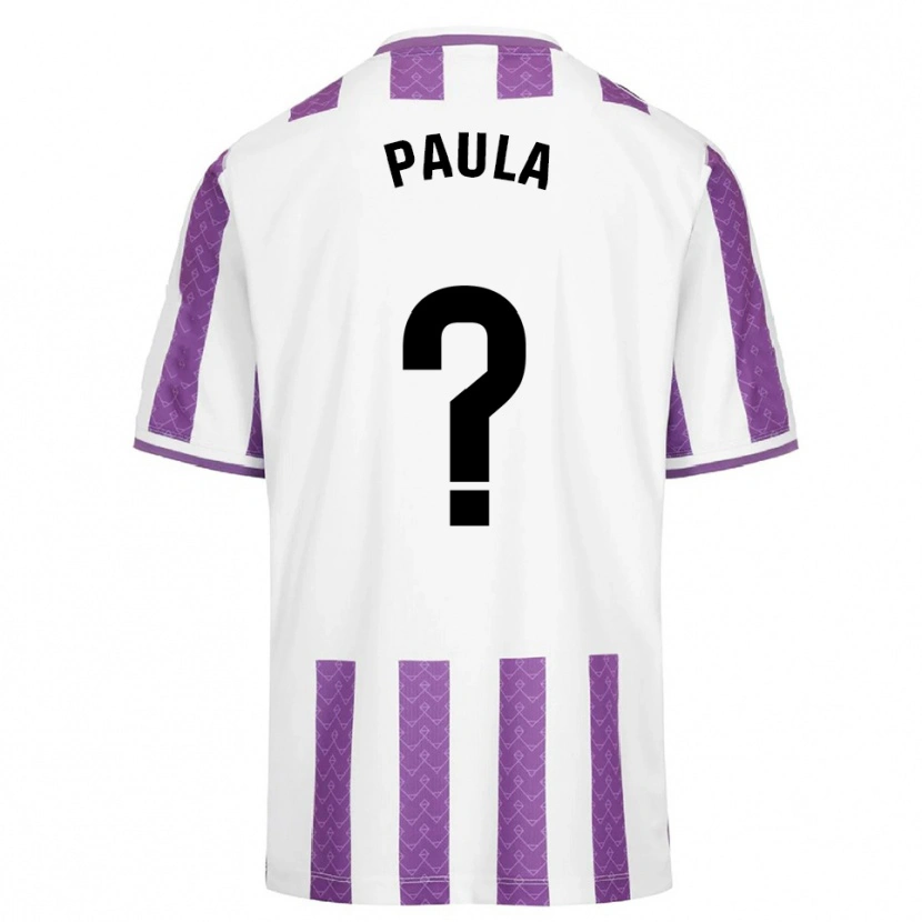 Danxen Niño Camiseta Paula Rodríguez Mallafre #0 Morado Blanco 1ª Equipación 2025/26 La Camisa México