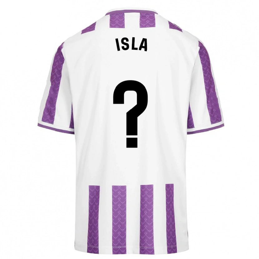 Danxen Niño Camiseta Cristian Isla #0 Morado Blanco 1ª Equipación 2025/26 La Camisa México