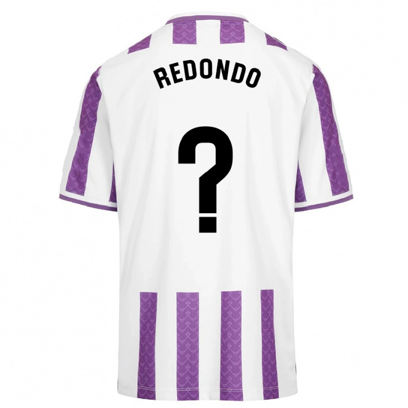 Danxen Niño Camiseta Miguel Redondo #0 Morado Blanco 1ª Equipación 2025/26 La Camisa México
