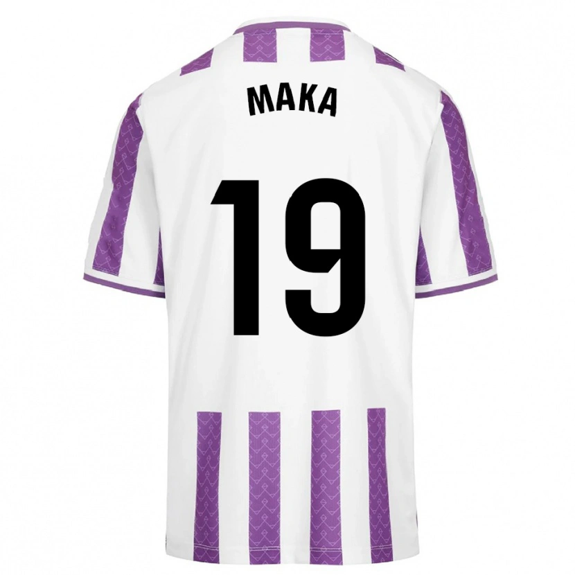 Danxen Niño Camiseta Sheila Prada Rodríguez #19 Morado Blanco 1ª Equipación 2025/26 La Camisa México