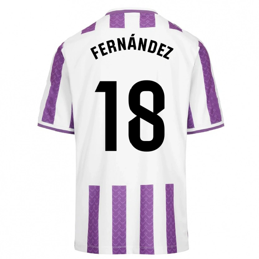 Danxen Niño Camiseta Tommy Fernández #18 Morado Blanco 1ª Equipación 2025/26 La Camisa México