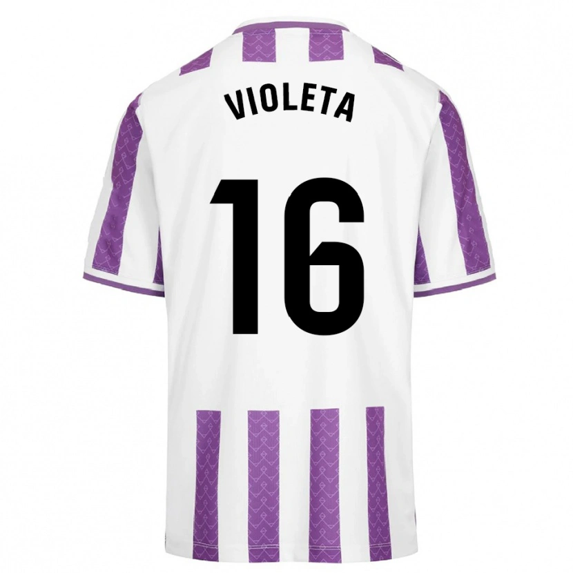Danxen Niño Camiseta Violeta Antón Guerrero #16 Morado Blanco 1ª Equipación 2025/26 La Camisa México