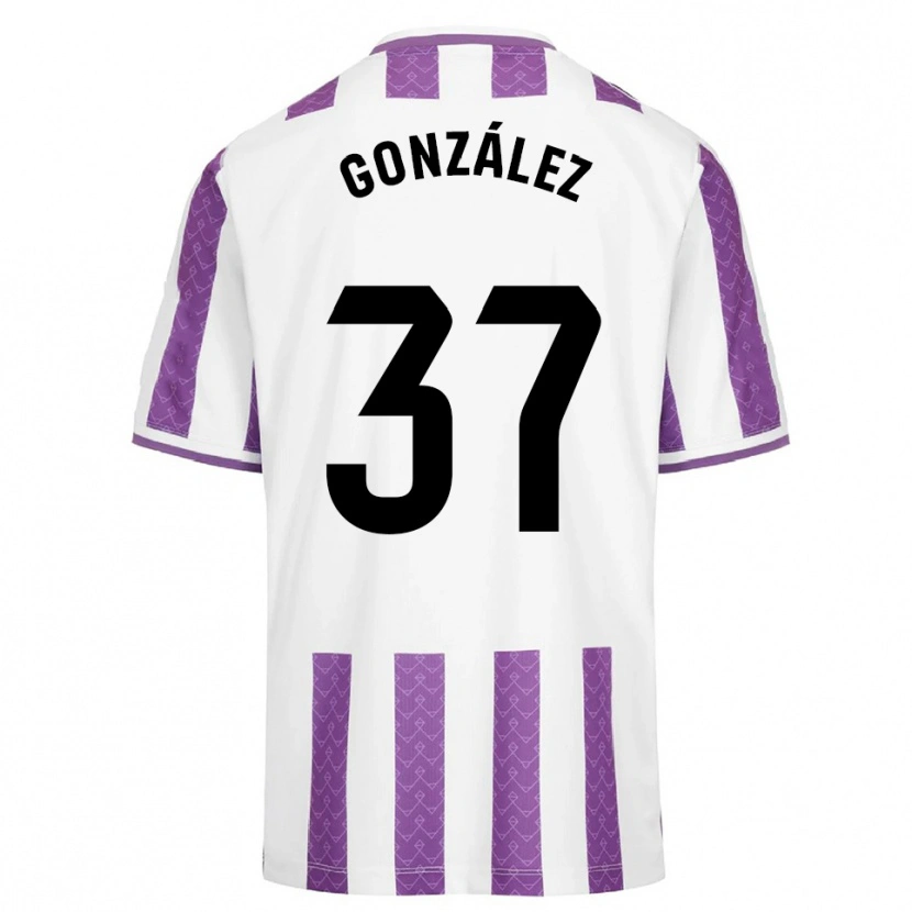 Danxen Niño Camiseta Raúl González #37 Morado Blanco 1ª Equipación 2025/26 La Camisa México