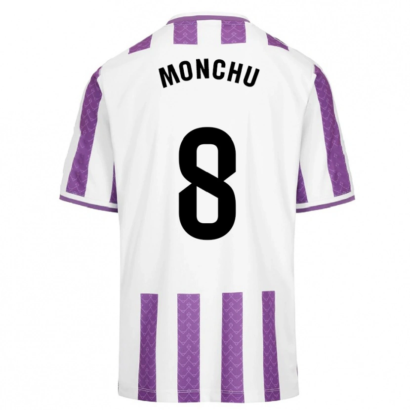 Danxen Niño Camiseta Monchu #8 Morado Blanco 1ª Equipación 2025/26 La Camisa México