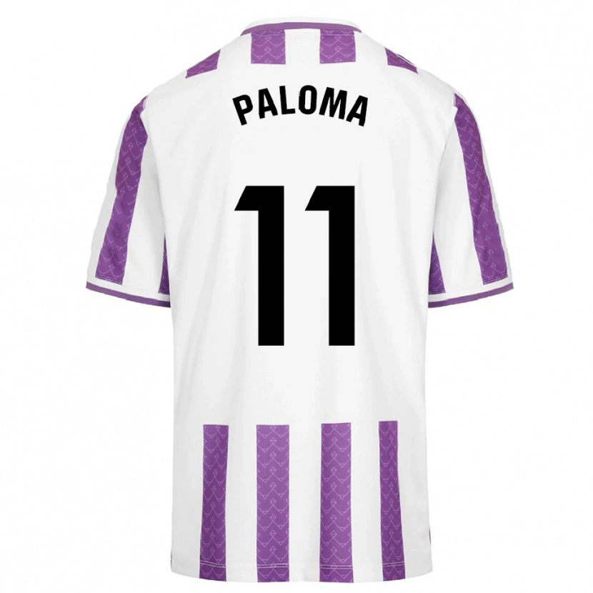 Danxen Niño Camiseta Paloma Gonzalez #11 Morado Blanco 1ª Equipación 2025/26 La Camisa México