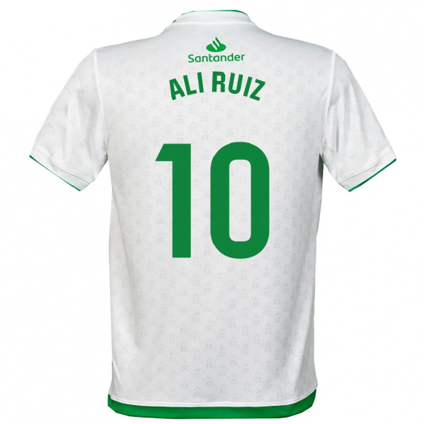 Danxen Niño Camiseta Alicia Ruiz Pascua #10 Verde Blanco 1ª Equipación 2025/26 La Camisa México