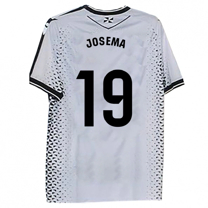 Danxen Niño Camiseta Josema #19 Blanco Negro 1ª Equipación 2025/26 La Camisa México
