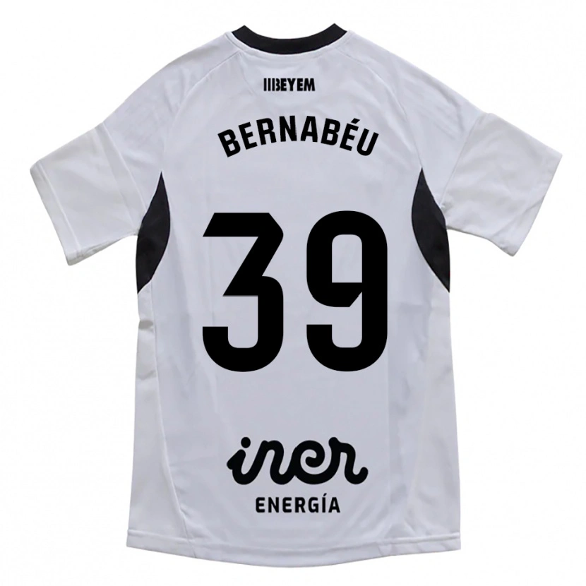 Danxen Niño Camiseta Dani Bernabéu #39 Blanco Morado 1ª Equipación 2025/26 La Camisa México
