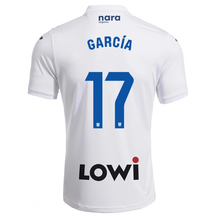 Danxen Niño Camiseta Naim García #17 Blanco Marino 1ª Equipación 2025/26 La Camisa México