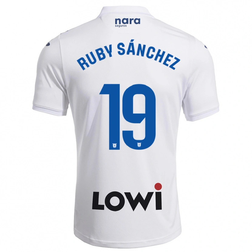 Danxen Niño Camiseta Ruby Sánchez #19 Blanco Marino 1ª Equipación 2025/26 La Camisa México