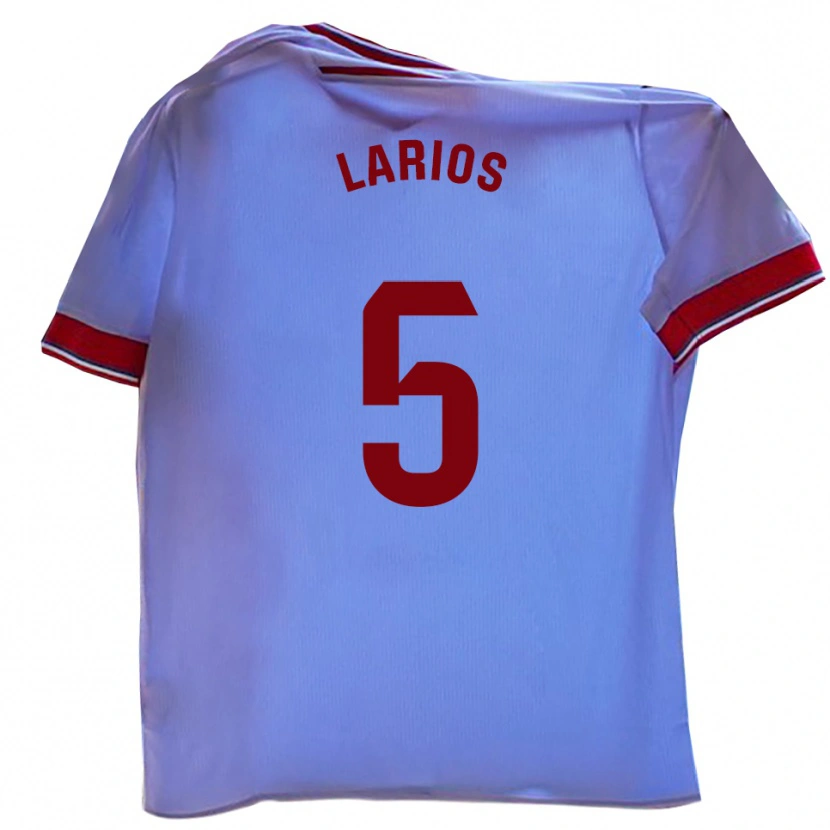Danxen Niño Camiseta Juan Larios #5 Blanco Rojo 1ª Equipación 2025/26 La Camisa México