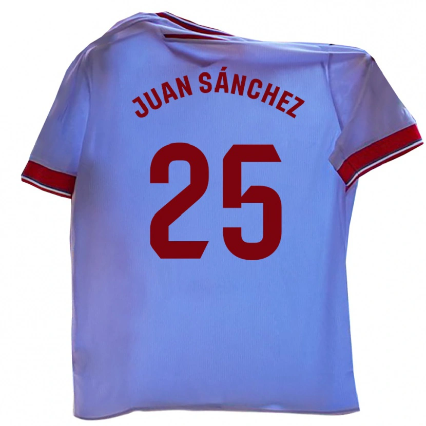 Danxen Niño Camiseta Juan Sánchez #25 Blanco Rojo 1ª Equipación 2025/26 La Camisa México