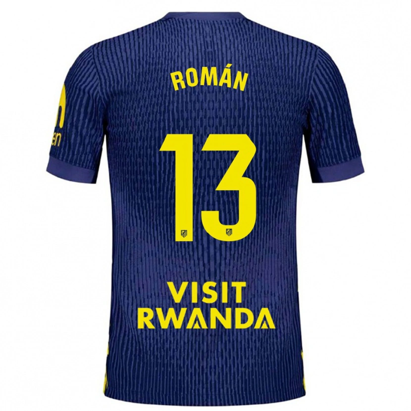 Danxen Niño Camiseta Francis Holgado #13 Azul Marino Amarillo 2ª Equipación 2025/26 La Camisa México