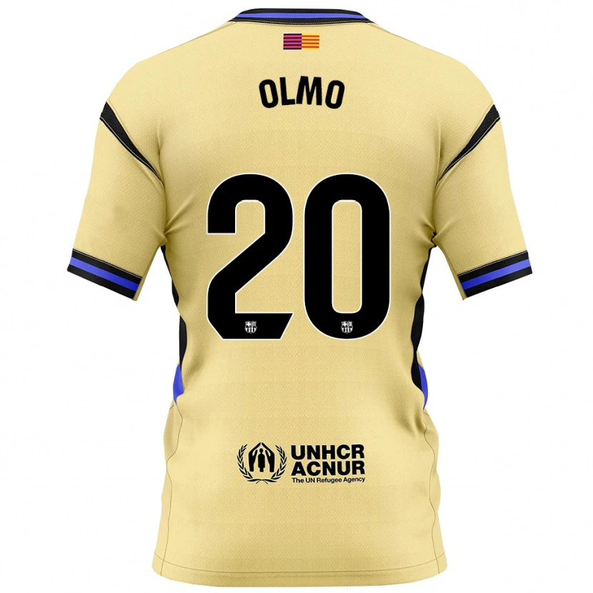 Danxen Niño Camiseta Dani Olmo #20 Amarillo Negro 2ª Equipación 2025/26 La Camisa México