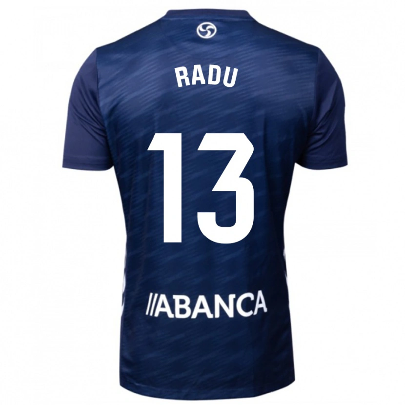 Danxen Niño Camiseta Ionuț Radu #13 Azul Marino Blanco 2ª Equipación 2025/26 La Camisa México
