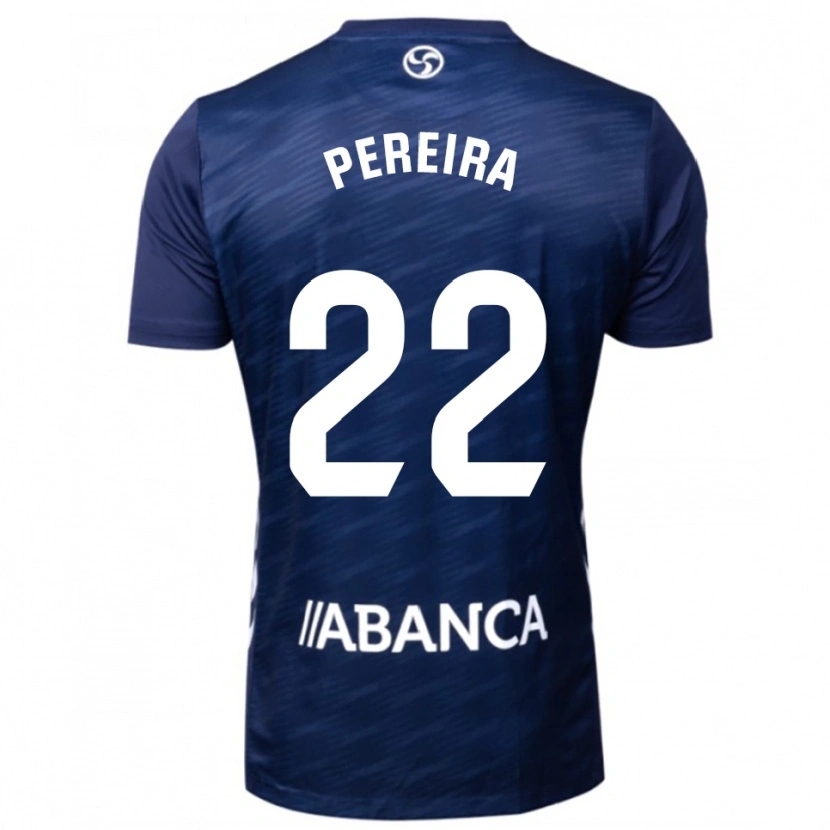 Danxen Niño Camiseta Noe Pereira #22 Azul Marino Blanco 2ª Equipación 2025/26 La Camisa México