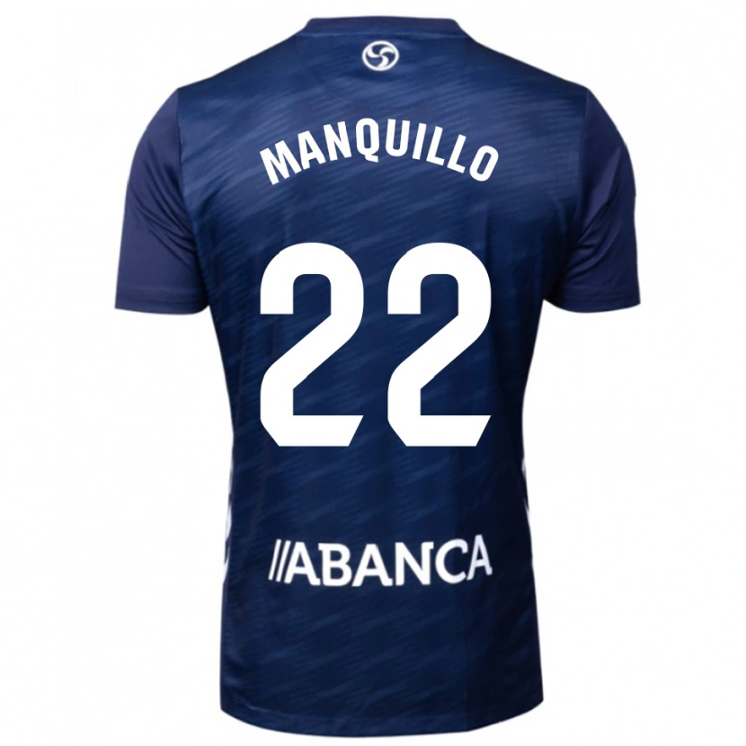 Danxen Niño Camiseta Javier Manquillo #22 Azul Marino Blanco 2ª Equipación 2025/26 La Camisa México