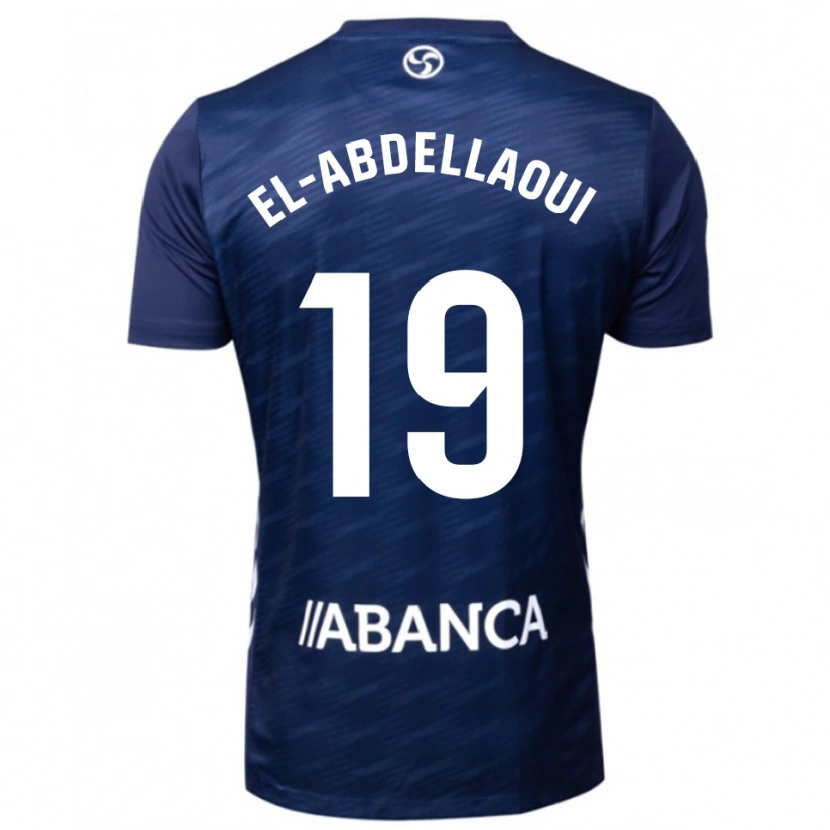 Danxen Niño Camiseta Jones El-Abdellaoui #19 Azul Marino Blanco 2ª Equipación 2025/26 La Camisa México