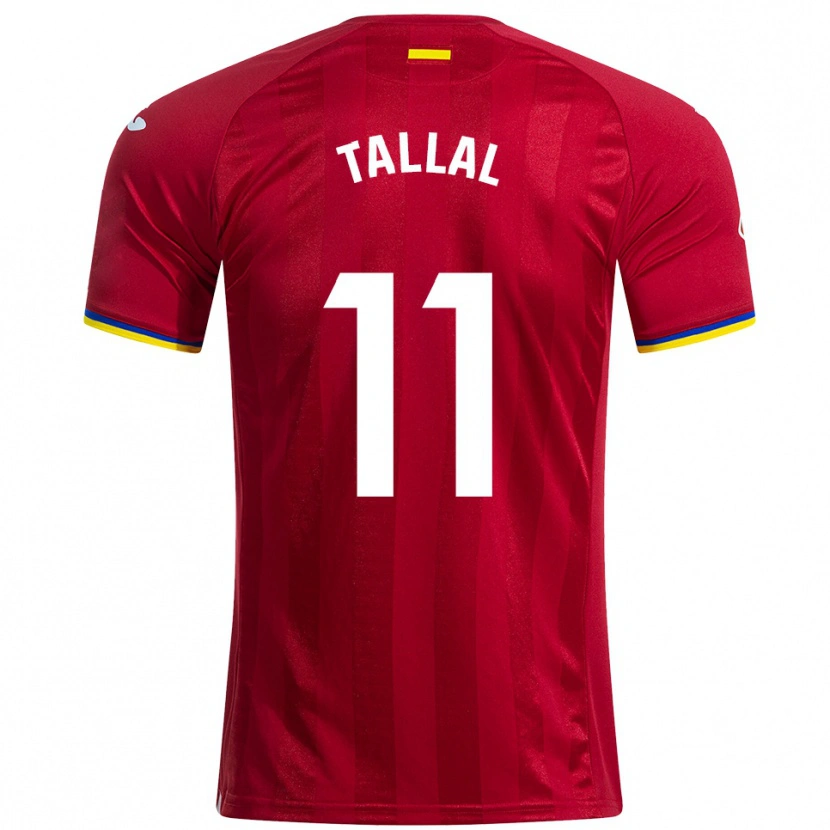 Danxen Niño Camiseta Yassin Tallal #11 Rojo Amarillo Azul 2ª Equipación 2025/26 La Camisa México