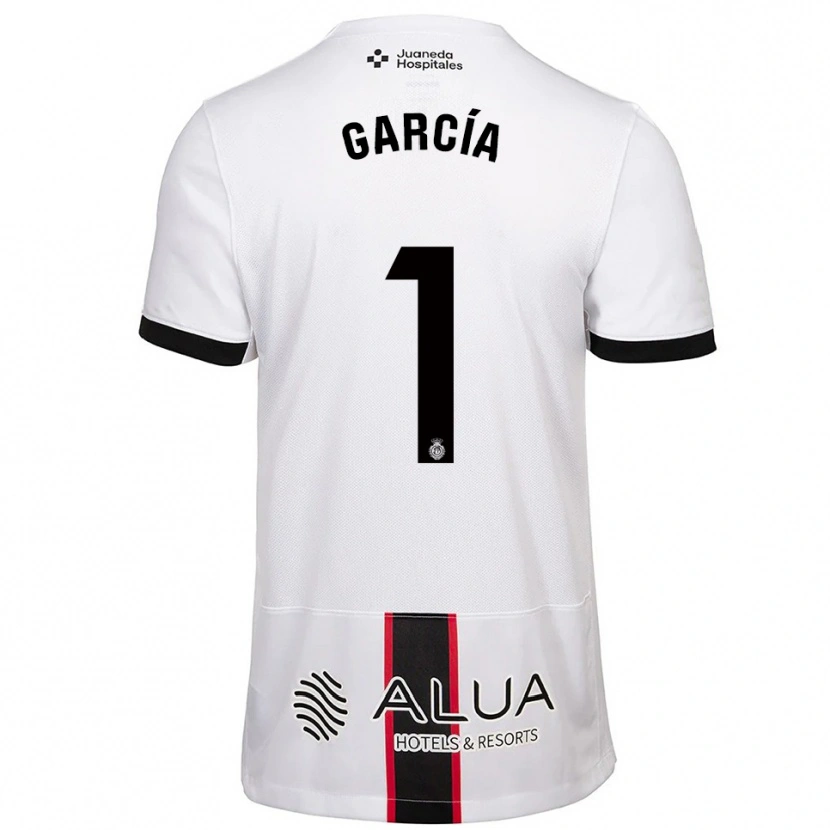 Danxen Niño Camiseta Pere García #1 Blanco Negro 2ª Equipación 2025/26 La Camisa México