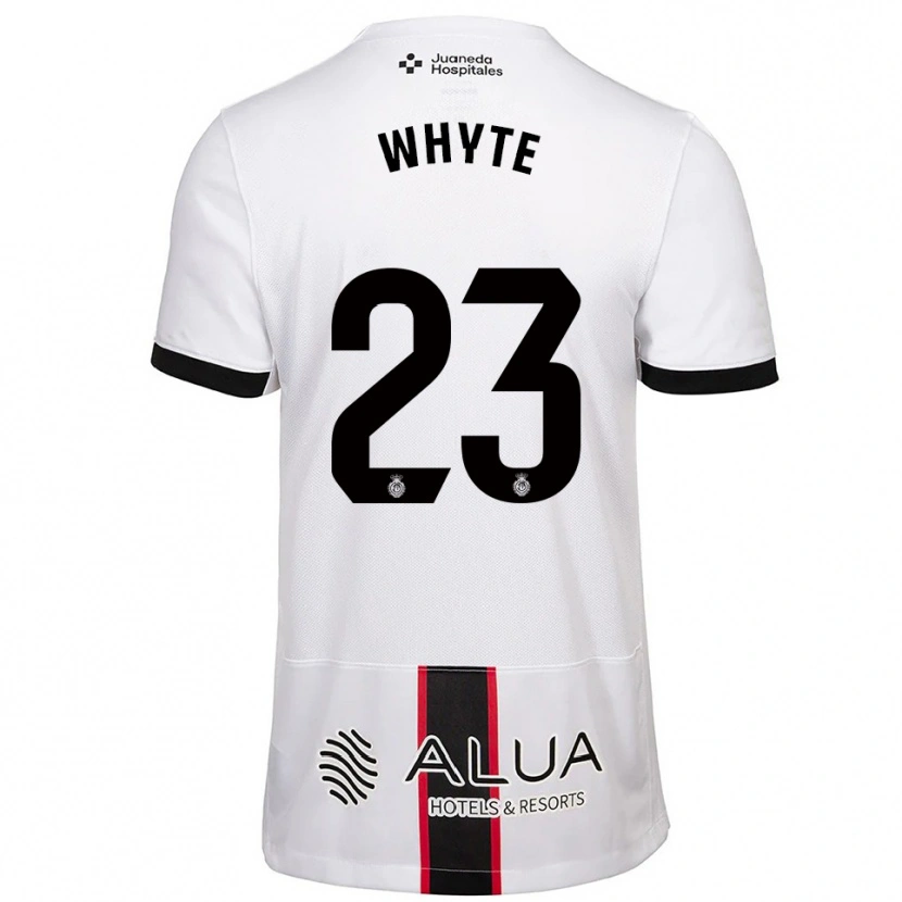 Danxen Niño Camiseta Michael Whyte #23 Blanco Negro 2ª Equipación 2025/26 La Camisa México